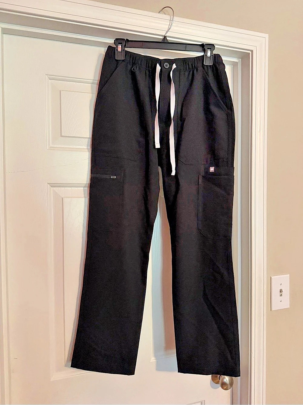 FIGS Zamora Jogger Scrub Pants in Black, Extra Small short FIGS Zamora Joggers